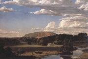 Frederic Edwin Church West Rock,new Haven oil on canvas